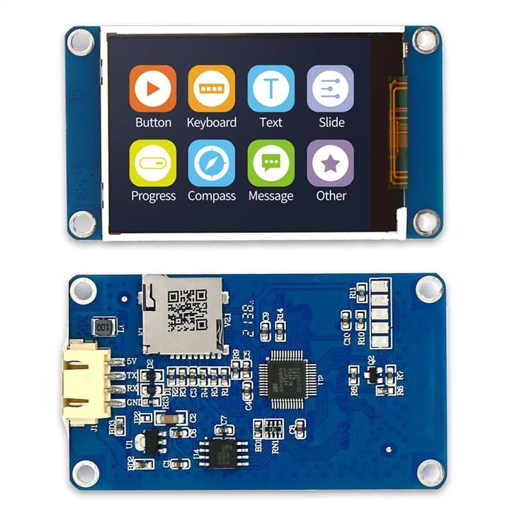 2.2 Inch Smart Serial UART LCD Module With PCB Borad