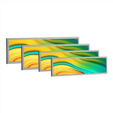 Segnaletica digitale con display LCD a barra allungata ultra larga da 24,5 pollici