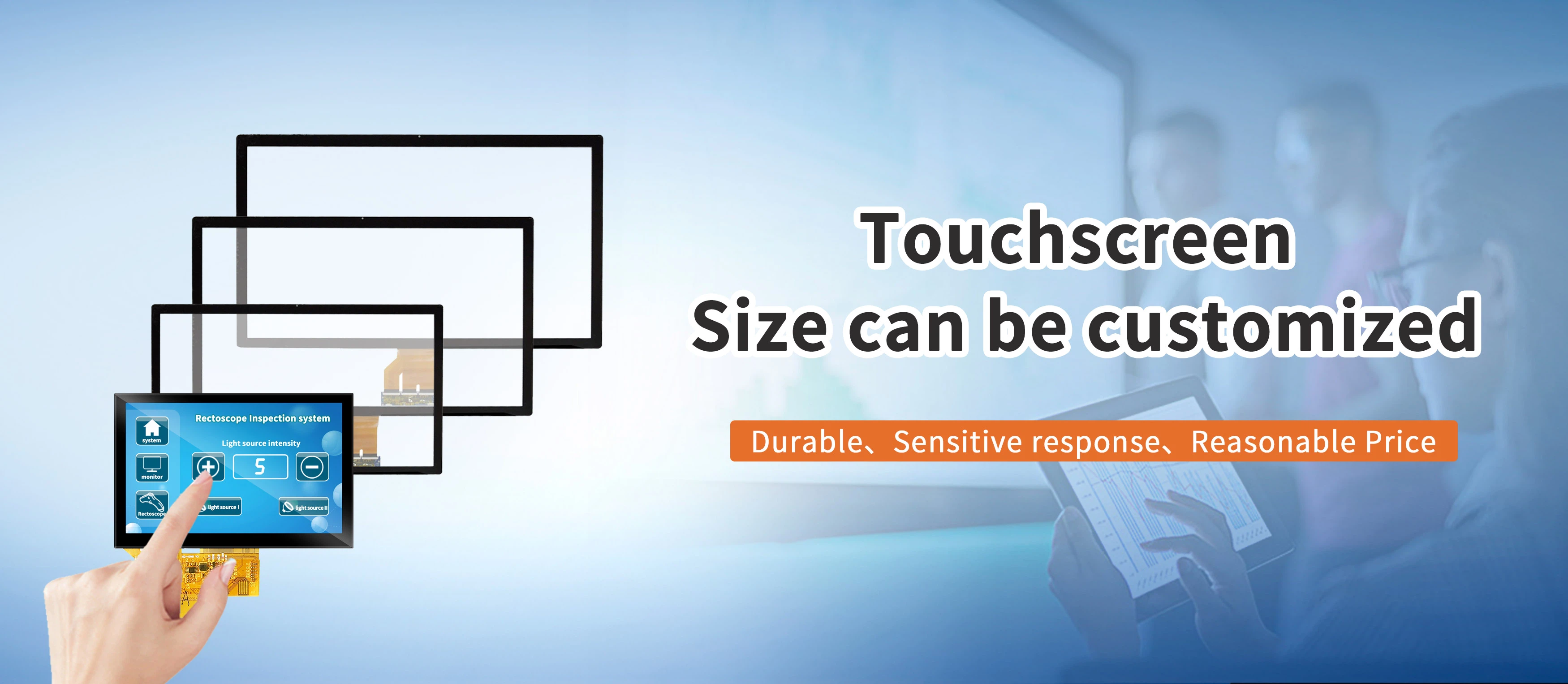 Customize Capacitive touch screen at Head Sun Factory